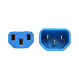 Tripp Lite P005-006-ABL 6' Heavy Duty Power Extension Cord, C14-C13, 15A, 14 AWG, Blue