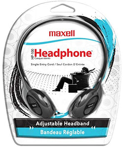 Maxell 190319 Stereo Headphone, Black  (Packaging May Vary)