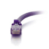 C2G 00477 Cat5e Cable - Snagless Unshielded Ethernet Network Patch Cable, Purple (35 Feet, 10.66 Meters)