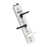 Tripp Lite Power Strip Hospital Medical 120V 5-15R-HG 6 Outlet 15' Cord Metal - Power distribution strip - 15 A - AC 120 V - input: NEMA 5-15 - output connectors: 6 ( NEMA 5-15 ) - 15 ft - w