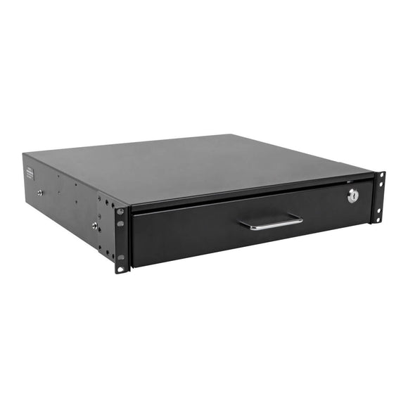 Tripp Lite 2U Locking Rackmount Storage Drawer Rack Enclosures/Open Frame 2-Post or 4-Post