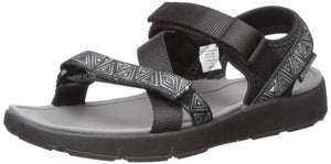 Northside Women's Kenya Sandal, Black/Gray, 6 M US