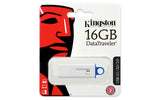 Kingston DTIG4/16GBCR Digital 16GB Data Traveler 3.0 USB Flash Drive, Blue