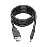 Tripp Lite USB to DC Power Cable M/M USB-A to 3.5 x 1.35mm DC Barrel 3ft 3'