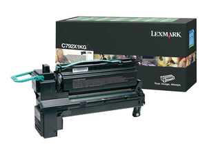 Lexmark C792, X792 Black Extra High Yield Return Program Print Cartridge