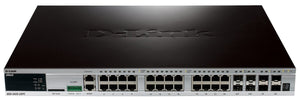 Xstack DGS-3420-28PC 28 Port Gigabit L2Plus Managed Poe Switch, 20 Ge Poe Ports, 4 Combo Poe Ge/Sfp Ports and 4 SfpPlus Ports