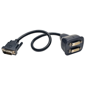 Tripp Lite Dvi Splitter Cable, Digital Monitor Y (Dvi-D M to 2x F) 1-Feet(P564-001)