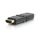 C2G 30548 360° Rotating HDMI Male to Female Adapter, Black