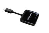 Transcend USB 2.0 OTG Card Reader, Black, TS-RDP9K