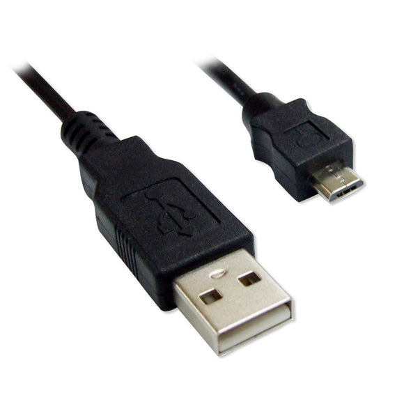 BlueDiamond 6413 USB 2.0 Cable A-Micro B Mm, Black, 6 ft