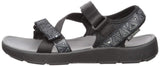 Northside Women's Kenya Sandal, Black/Gray, 8 M US