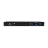 CyberPower PDU20SWT10ATNET Switched ATS PDU, 100-120V/20A, 10 Outlets, 1U Rackmount, Black