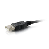 C2G 38990 USB 2.0 Active Extension Cable - USB A Male to 4-Port USB A Female Extension Cable, Black (39.4 Feet, 12 Meters)