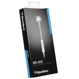 Blackberry ACC-55352-002 Rim Blackberry Ws-400 Mono Headset, 3.5mm, Fc-Hf, White