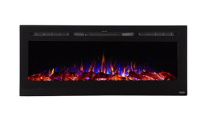 Touchstone Sideline Recessed Mounted Electric Fireplaces