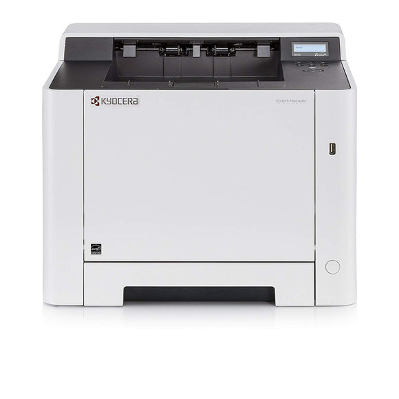 Open Box Kyocera KYOP5021CDW Color Laser Printer Net, Dup & Wi-Fi 22 PPM - 300 Sheet