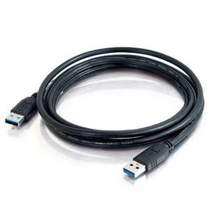 C2G 54172 USB 3.0 Cable - A Male to A Female Cable, Black (9.8 Feet, 3 Meters)