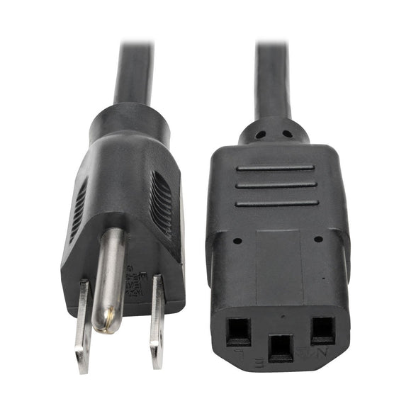 Standard Computer Power Cord 10a,18awg (Nema 5-15p to Iec-320-C13) 20-Ft. (P006-020)