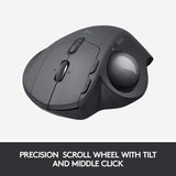 Logitech® MX ERGO Advanced Wireless Trackball for Windows PC and Mac (910-005177)