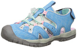 Northside Girls' Burke SE Fisherman Sandal, Blue/Pink, 2 M US Little Kid