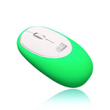 Adesso 2.4GHz 3 BTN Gel Mouse, Green (iMouse E60G)