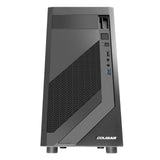 Cougar PC Computer Gaming Case MG110 - Mini Tower- Mini ITX / Micro ATX - Supports up to 7 Fans- Cable Management System