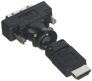 C2G 40930 360° Rotating HDMI Male to DVI-D Male Adapter, Black