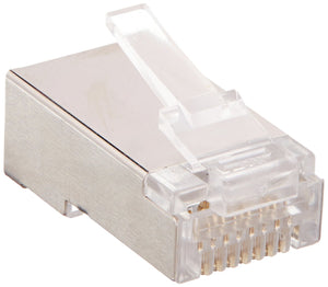 Network Plug - Rj-45 (M) - Shielded - Cat 5e - Clear