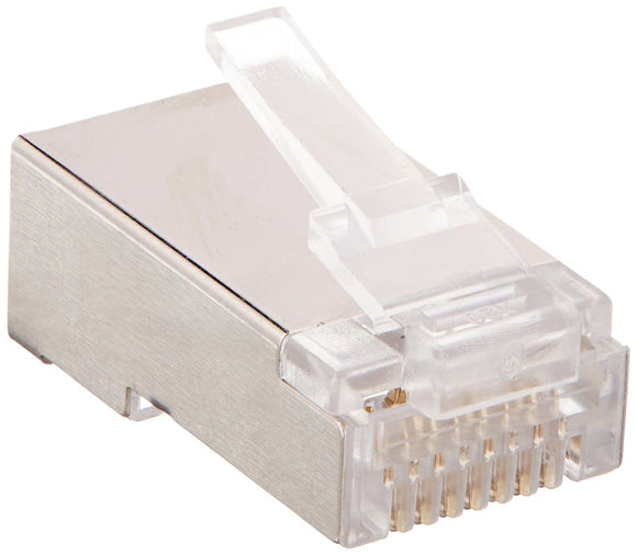 Network Plug - Rj-45 (M) - Shielded - Cat 5e - Clear