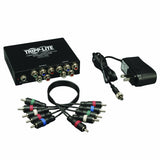 Tripp Lite B136-004 4-Port Component Video with Stereo Audio Over Cat5 Splitter