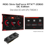 ASUS ROG STRIX GeForce RTX 2060 Overclocked 6G GDDR6 HDMI DP 1.4 Gaming Graphics Card (ROG-STRIX-RTX-2060-O6G)