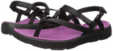 Northside Women's Sumatra Sandal, Black/Berry, 10 M US