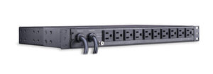 CyberPower PDU15M10AT Metered ATS PDU, 100-120V/15A, 10 Outlets, 1U Rackmount