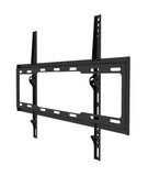 Promounts Flat Low Profile TV Wall Mount Bracket for 42-80" TVs up to 100 lbs, VESA up to 600x400 with Bubble Level (FF64), Black