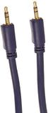 C2G 40604 Velocity 3.5mm M, M Stereo Audio Cable, Blue (25 Feet)