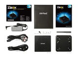 ZOTAC ZBOX CI325 Nano Fan-Less Mini PC Intel N3160 Quad-Core CPU 4GB RAM 32GB SSD