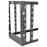 Tripp Lite 12U 4-Post Open Frame Rack Server Cabinet Floor Standing 36" Depth (SR12UBEXPNDKD), Black