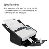 Visioneer Patriot H60 Duplex Scanner with Document Feeder