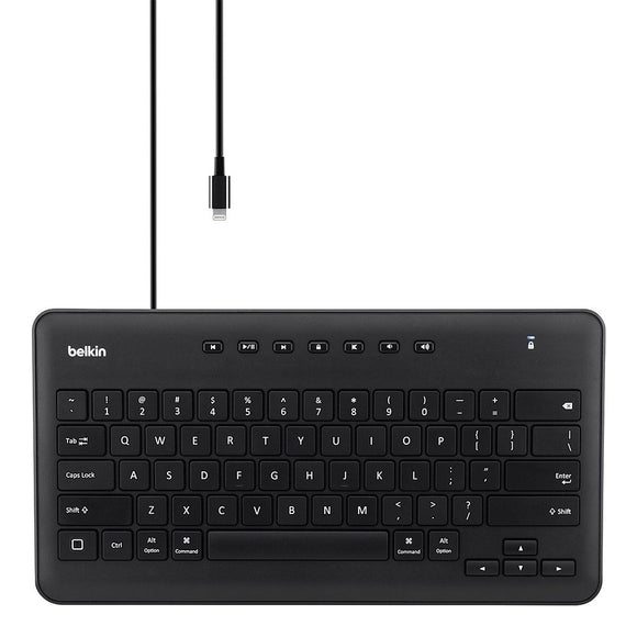 Belkin Secure Wired Keyboard for iPad with Lightning Connector (B2B124)