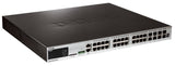 Xstack DGS-3420-28PC 28 Port Gigabit L2Plus Managed Poe Switch, 20 Ge Poe Ports, 4 Combo Poe Ge/Sfp Ports and 4 SfpPlus Ports