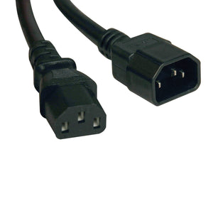 Standard Computer Power Extension Cord 10a, 18awg (Iec-320-C14 to Iec-320-C13) 1