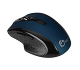 Siig JK-WR0B12-S2, Wireless Optical Mouse, 6 Buttons, 2.4 GHz, Black/Blue