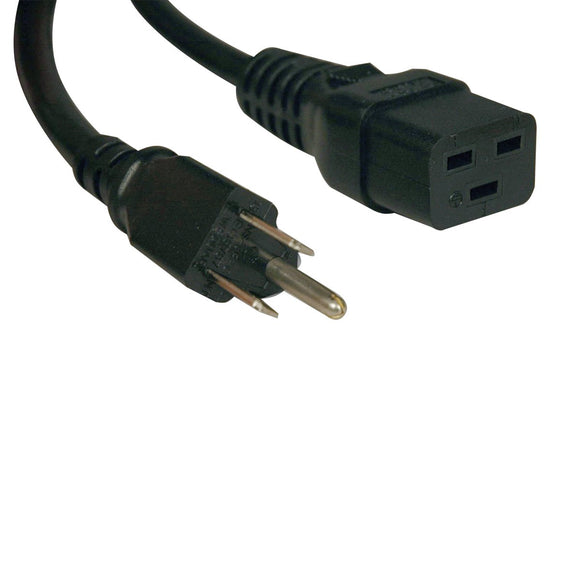 Tripp Lite P034-010 10 -Feet AC Power Cord, C19/5-15P, 125V,15A,14Awg SJT