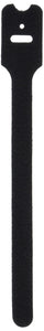 C2G 29850 8 Inch Screw-Mountable Hook-and-Loop Cable Tie Multipack (10 Pack) TAA Compliant, Black