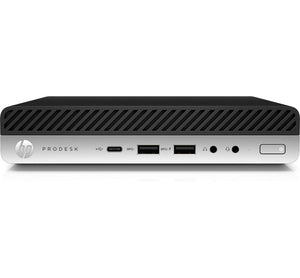 HP ProDesk 600 G4-2.1 GHz Intel Core i5-8500T Six-Core - 256GB SSD - 8GB - Windows 10 Pro