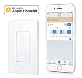 Eve Light Switch - Connected Wall Switch, easily upgrade to intelligent, automate your lighting with timers and rules, Bluetooth Low Energy, white (Apple HomeKit, iOS) - 10027805