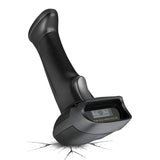 NuScan 2500CR - Commercial Wireless 1d Barcode Scanner with Charging Cradle, Antimicrobial, CCD Sensor, with USB for POS