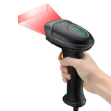 NuScan 2500TU - Commercial 2D Barcode Scanner with Cable, Antimicrobial, CCD Sensor, with USB for POS