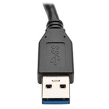 Tripp Lite USB 3.0 SuperSpeed Type-A Extension Cable M/F 6" Black 5Gbps (U324-06N-BK)