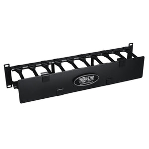 Rack Enclosure Horizontal Cable Manager Steel W Finger Duct 2urm